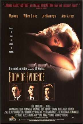 Pôster de Corpo em Evidência (1993) — Filme em DVDRip