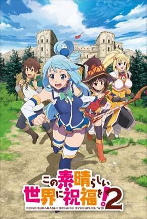 Pôster de Kono Subarashii Sekai ni Shukufuku wo! - 2ª Temporada (2016) — Desenho em HD