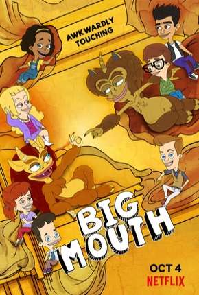 Pôster de Big Mouth - 3ª Temporada Completa (2019) — Desenho em HD