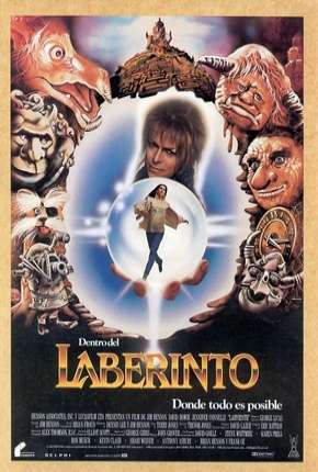 Pôster de Labirinto - A Magia do Tempo - DVD-R (1986) — Filme em 1080p