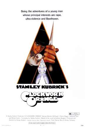 Pôster de Laranja Mecânica - BD-R (1972) — Filme em 1080p