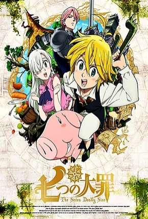Pôster de Nanatsu no Taizai - 1ª Temporada Completa (2014) — Desenho em HD