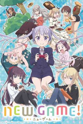 Pôster de New Game!! - 2ª Temporada (2016) — Desenho em HDTV
