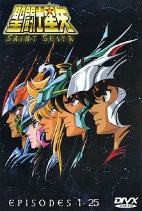 Pôster de Os Cavaleiros do Zodíaco - Saga 1 - Santuário - 1ª Temporada (1986) — Desenho em HD