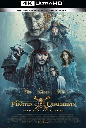 Pôster de Piratas do Caribe - A Vingança de Salazar - 4K (2017) — Filme em 4K