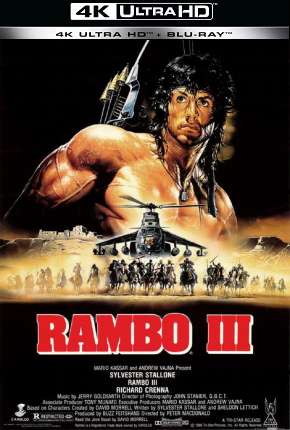 Pôster de Rambo III - 4K (1988) — Filme em 4K