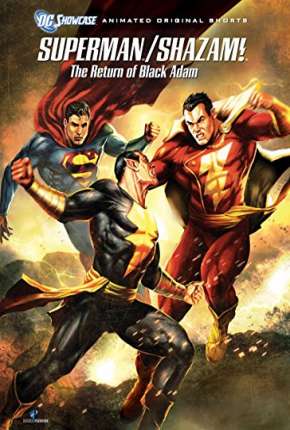 Pôster de Superman e Shazam! - O Retorno do Adão Negro - DVD-R (2010)