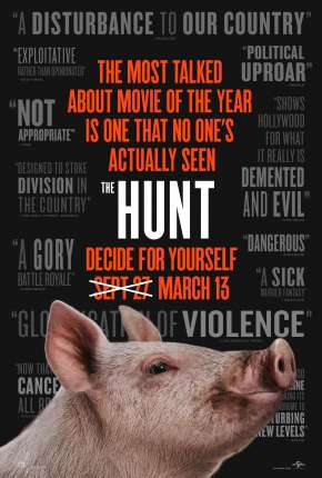 Pôster de A Caçada - The Hunt (2020) — Filme em 1080p