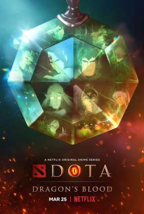 Pôster de DOTA - Dragons Blood - 3ª Temporada - Legendado (2022) — Desenho em 1080p