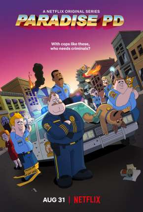 Pôster de Paradise Police - 1ª Temporada (2018) — Desenho em 1080p