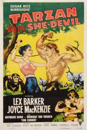 Pôster de Tarzan e a Mulher Diabo - Legendado WEB-DL (1953) — Filme em 1080p