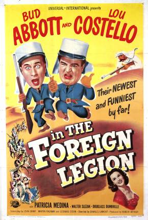Pôster de Abbott Costello na Legião Estrangeira (1950) — Filme em 1080p