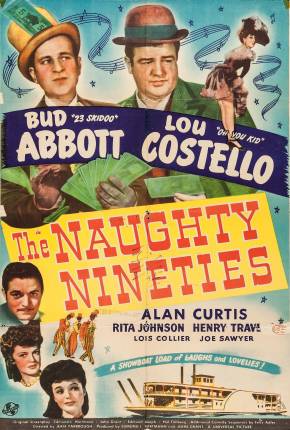 Pôster de Amigos da Onça / The Naughty Nineties (1945) — Filme em 1080p