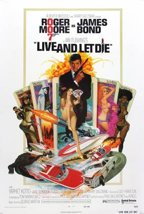 Pôster de Com 007 Viva e Deixe Morrer (1973) — Filme em 4K