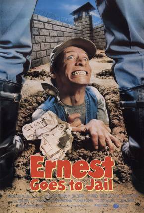Pôster de Ernest, um Trapalhão na Cadeia (1990)