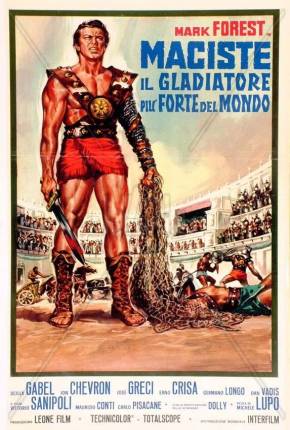 Pôster de Maciste - O Colosso da Arena / Os Gladiadores do Império Romano (1962) — Filme em DVD-R / DVDRip
