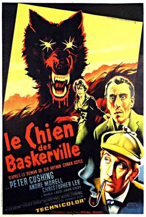 Pôster de O Cão dos Baskervilles / The Hound of the Baskervilles (1959) — Filme em HD