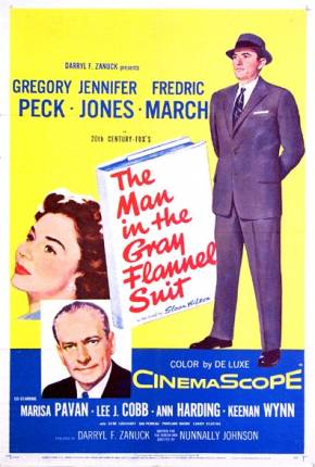 Pôster de O Homem do Terno Cinzento (1956) — Filme em 1080p