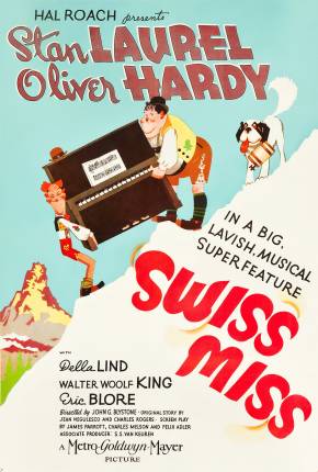 Pôster de Queijo Suíço / Swiss Miss (1938) — Filme em 1080p