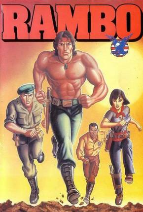 Pôster de Rambo - A Força da Liberdade Série Animada (1986) — Desenho em DVD-R / DVDRip
