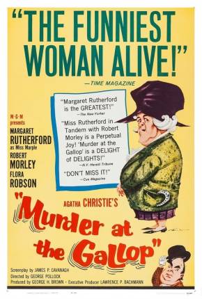 Pôster de Sherlock de Saias / Murder at the Gallop (1963) — Filme em 1080p
