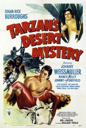 Pôster de Tarzan em Terror no Deserto (1943) — Filme em HD
