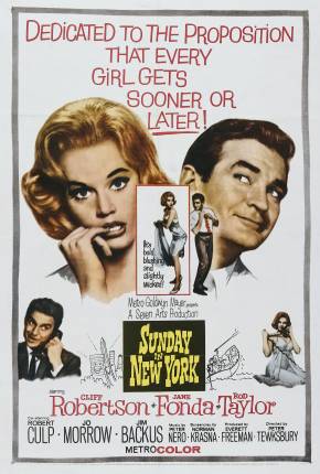 Pôster de Um Domingo em Nova York - Legendado (1963) — Filme em HD