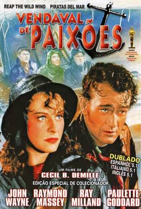 Pôster de Vendaval de Paixões (1942) — Filme em DVD-R / DVDRip